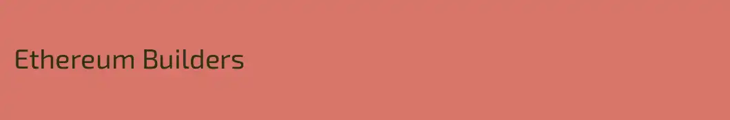 Ethereum Builders